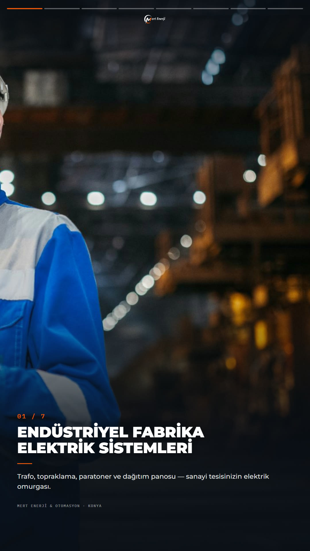 01/7 Endüstriyel Fabrika Elektrik Sistemleri